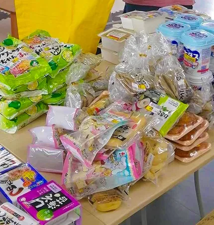 食品ロスの研究の様子